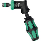 Wera Kraftform Kompakt Pistol RA-R 2, Bit-Satz schwarz/grün, 13-teilig, 1/4", mit Ratschenfunktion und Rapidaptor Schnellwechselfutter