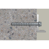 fischer Betonschraube UltraCut FBS II 8x55 5/- Sechskant mit U-Scheibe TX 50 Stück, verzinkt