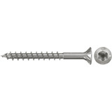fischer Spanplattenschraube PowerFast II 3,5x35 Senkkopf TX 200 Stück, mit Teilgewinde, Edelstahl A2