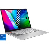 ASUS Vivobook Pro 14X OLED (N7400PC-KM141W), Notebook silber, ohne Betriebssystem, 90 Hz Display
