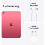 Apple iPad 64GB, Tablet-PC pink, Gen 10 / 2022