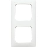 Busch-Jaeger Rahmen zwei fach, Abdeckung weiß, Retail