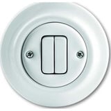 Busch-Jaeger Serienschalter Einsatz 2002/5 UJ-64 weiß, Retail