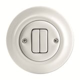 Busch-Jaeger Serienschalter Einsatz 2002/5 UJ-64 weiß, Retail