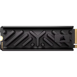 Corsair MP700 ELITE 1 TB, SSD schwarz, PCIe 5.0 x4, NVMe 2.0, M.2 2280, mit Kühlkörper