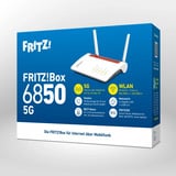 FRITZ! Box 6850 5G V2 5G, Mobile WLAN-Router 