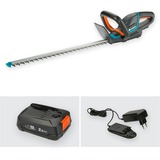 GARDENA Akku-Heckenschere ComfortCut 60/18V P4A, Ready-To-Use Set grau/türkis, Li-Ion Akku 2,5Ah P4A, POWER FOR ALL ALLIANCE