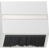 Gira Zentralplatte mit Abdeckhaube und Adapterrahmen für Geräte mit Abdeckung weiß (glänzend), Retail