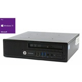 HP EliteDesk 800 G1 USFF Generalüberholt, Mini-PC schwarz, Windows 10 Pro 64-Bit