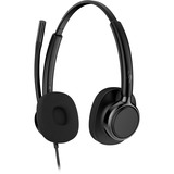HP Poly Mission 425 Stereo-USB-Headset kabelgebunden Classic schwarz, USB Type-C und Type-A, Schaumstoff-Ohrpolster (Oberflächenmaterial)