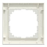 Merten Rahmen einfach aus Thermoplast für Senkrecht- und Waagerechtmontage, glänzend weiß (glänzend), Retail