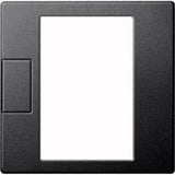 Merten Zentralplatte für Raumtemperaturregler Einsatz Typ MEG5775-0414, Thermoplast matt anthrazit, Retail