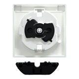 Merten Zentralplatte mit Linse für Kontrolllicht, antibakteriell, glänzend Retail