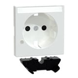 Merten Zentralplatte mit Linse für Kontrolllicht, antibakteriell, glänzend Retail