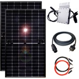 MyVoltaics Balkonkraftwerk MyBasic - doppelte Power, 800 Watt 0% MWST, 2x 400W, für Eigenbau der Unterkonstruktion