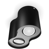Philips Hue White Ambiance Pillar Doppelspot, LED-Leuchte schwarz, inkl. Dimmschalter