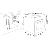 Sharp K-61DX28IM0-EU, Backofen edelstahl