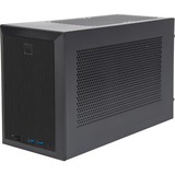 SilverStone NUC SST-VT04B, Tower-Gehäuse schwarz, Intel® NUC Element H Chassis