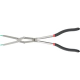 VIGOR Sicherungsring-Zange mit Doppelgelenk schwarz/rot, für Innensicherungen