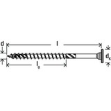 fischer Holzbauschraube PowerFast II 8,0x300 Stufen-Senkkopf TX 50 Stück, Teilgewinde, verzinkt