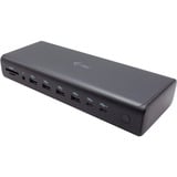 i-tec Universal 6x 4K/60Hz Display Docking Station Power Delivery 140W, Dockingstation schwarz, Anschluss per USB/Thunderbolt 3/4