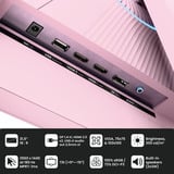 Arozzi Nova 32T2K180, Gaming-Monitor 80 cm (31.5 Zoll), pink, QHD, IPS, HDMI, DP, Lautsprecher, 180Hz Panel