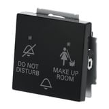 Busch-Jaeger Klingeltaster Einschalteinheit Do Not Disturb Make Up Room anthrazit, Retail