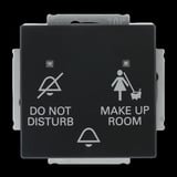 Busch-Jaeger Klingeltaster Einschalteinheit Do Not Disturb Make Up Room anthrazit, Retail