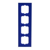 Busch-Jaeger Rahmen 4-fach blau, Retail