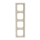 Busch-Jaeger Rahmen vierfach Kunststoff weiß, Retail