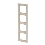 Busch-Jaeger Rahmen vierfach Kunststoff weiß, Retail