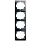 Busch-Jaeger Rahmen vierfach senkrecht alpha 1734 KA-20 platin, Retail