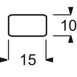 Busch-Jaeger Tastersymbol ausschaltwippe 2525 TR-214, Schlüssel weiß, Retail