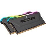 Corsair DIMM 16 GB DDR4-3600 Kit, Arbeitsspeicher schwarz, CMH16GX4M2D3600C18, Vengeance RGB PRO SL, XMP