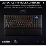 Corsair Vanguard 96 Wireless, Gaming-Tastatur schwarz, DE-Layout, Corsair MLX Plasma