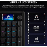 Corsair Vanguard 96 Wireless, Gaming-Tastatur schwarz, DE-Layout, Corsair MLX Plasma