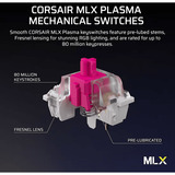 Corsair Vanguard 96 Wireless, Gaming-Tastatur schwarz, DE-Layout, Corsair MLX Plasma