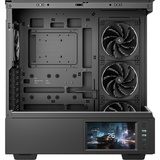 DeepCool CH690 LCD, Tower-Gehäuse schwarz, Tempered Glass x 2