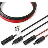 Digitus Solarkabel Verlängerung Ø 6mm² PV 1.500Volt 2x 3 Meter - 1x rot, 1x schwarz, MC4-Stecker / -Buchse
