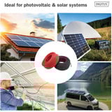 Digitus Solarkabel Verlängerung Ø 6mm² PV 1.500Volt 2x 3 Meter - 1x rot, 1x schwarz, MC4-Stecker / -Buchse