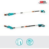 GARDENA Akku-Teleskop-Hochentaster TCS 20/18V P4A, Ready-To-Use Set türkis/grau, Li-Ion Akku 2,5Ah P4A, POWER FOR ALL ALLIANCE