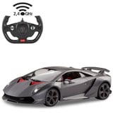 Jamara Deluxe Car Series - Lamborghini Sesto Elemento, RC grau, Maßstab 1:14, 2,4 GHz