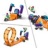 LEGO 60338 City Stuntz Schimpansen-Stuntlooping, Konstruktionsspielzeug Action-Spielzeug mit Rampe, Stunt-Motorrad und 3 Minifiguren