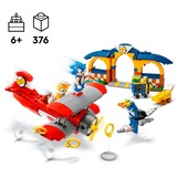 LEGO 76991 Sonic the Hedgehog Sonic Tails‘ Tornadoflieger mit Werkstatt, Konstruktionsspielzeug 