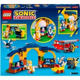 LEGO 76991 Sonic the Hedgehog Sonic Tails‘ Tornadoflieger mit Werkstatt, Konstruktionsspielzeug 