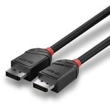 Lindy DisplayPort 1.2 Kabel Black Line, Stecker > Stecker schwarz, 2 Meter