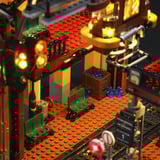 Lumibricks Steampunk-Bahnhof, Konstruktionsspielzeug 