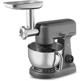 Medion Life Digitale Küchenmaschine MD12600 titan, 800 Watt, 4,6 Liter Schüssel, inkl. Fleischwolf