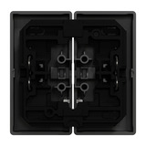 Merten Doppelwippe für Serien- und Doppeltaster-Einsatz, 2-fach, Abdeckung anthrazit, Retail