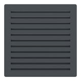 Merten Zentralplatte für Signalgeber aus Thermoplast matt anthrazit, Retail